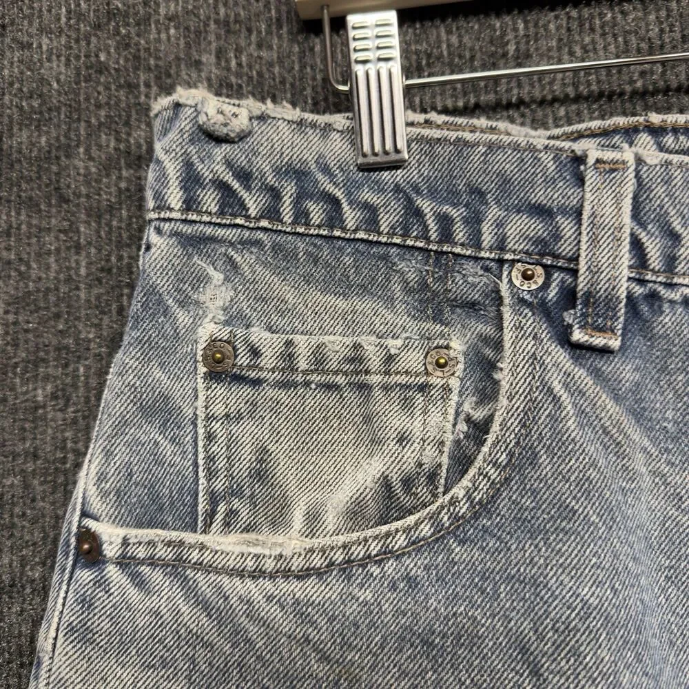 VTG 90s Levis 545 Relaxed Loose Fit Jeans Mens 38x30 Blue USA Made Distressed